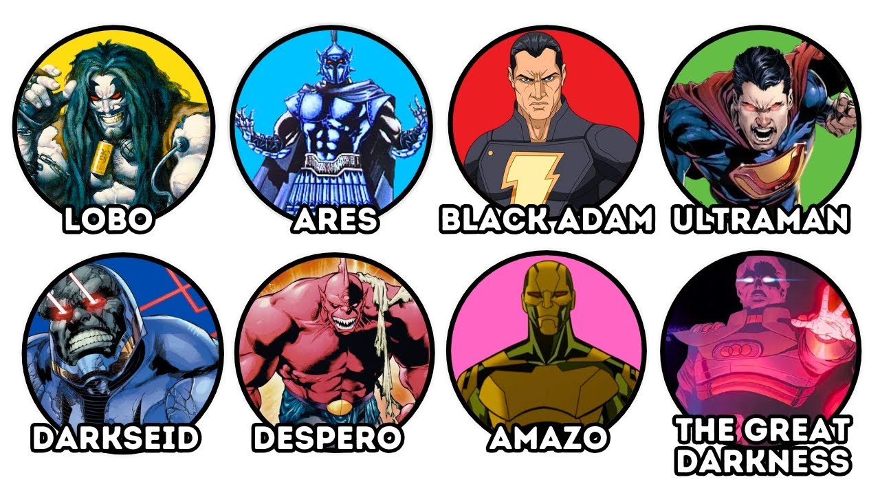 The Most Dangerous DC Villains Ranked In Order Of Strength