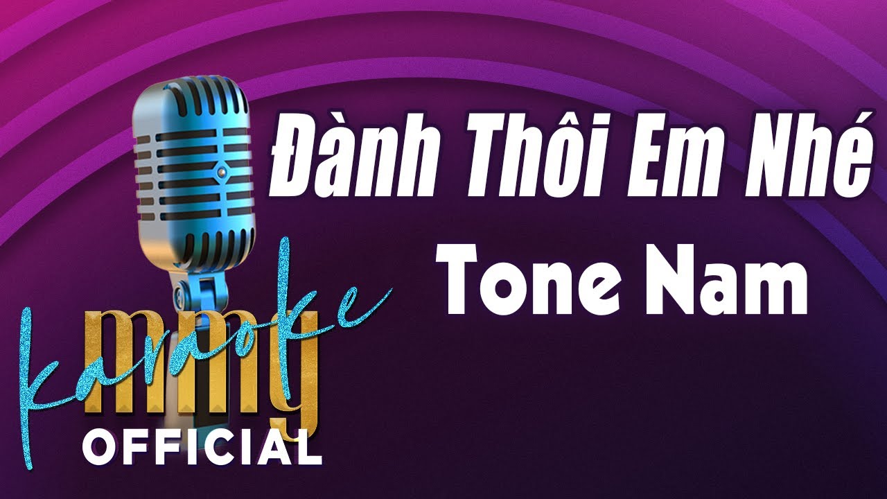 Đành Thôi Em Nhé Karaoke (Tone Nam) | “Hát với MMG Band