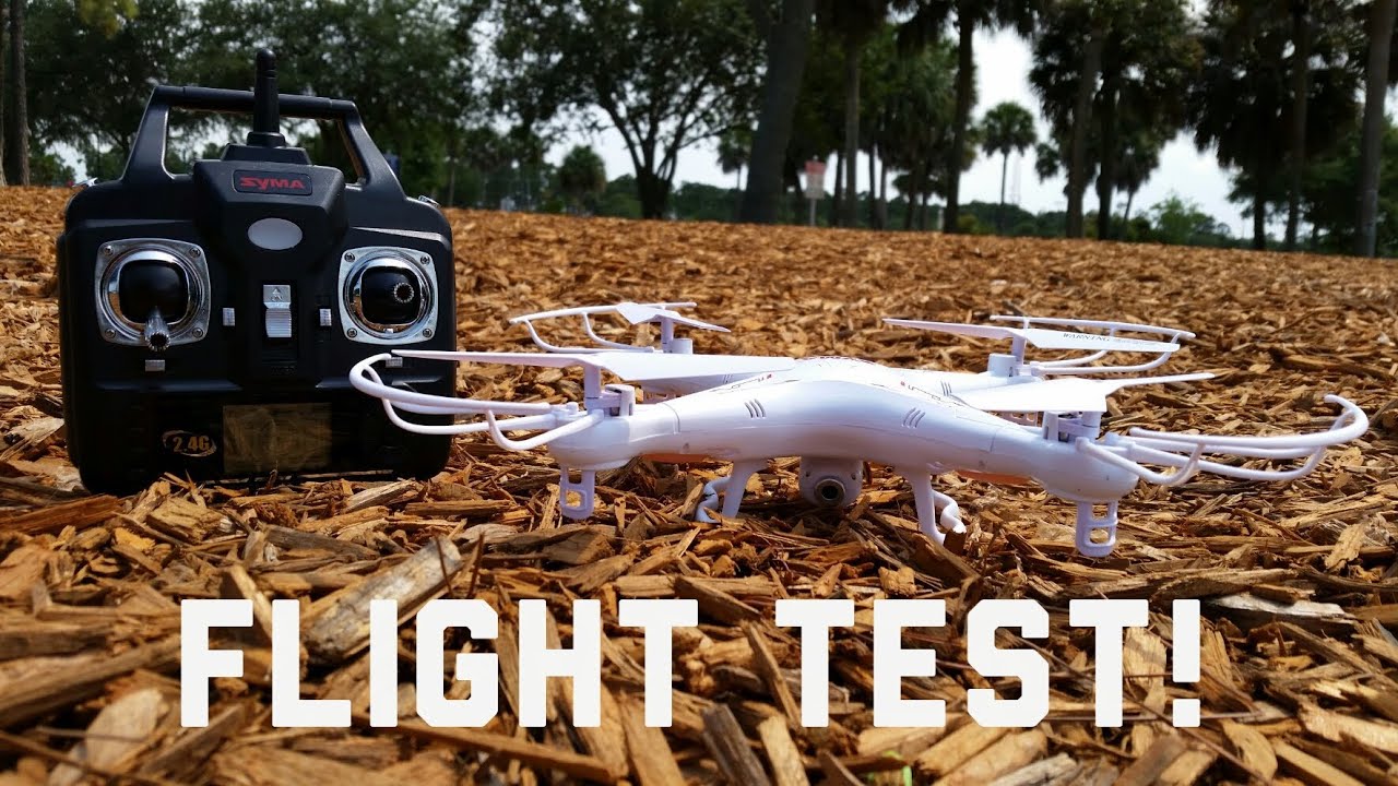 Syma X5C Quadcopter 4CH Built-in HD Camera 2.4G $90.00 - Flight Test!