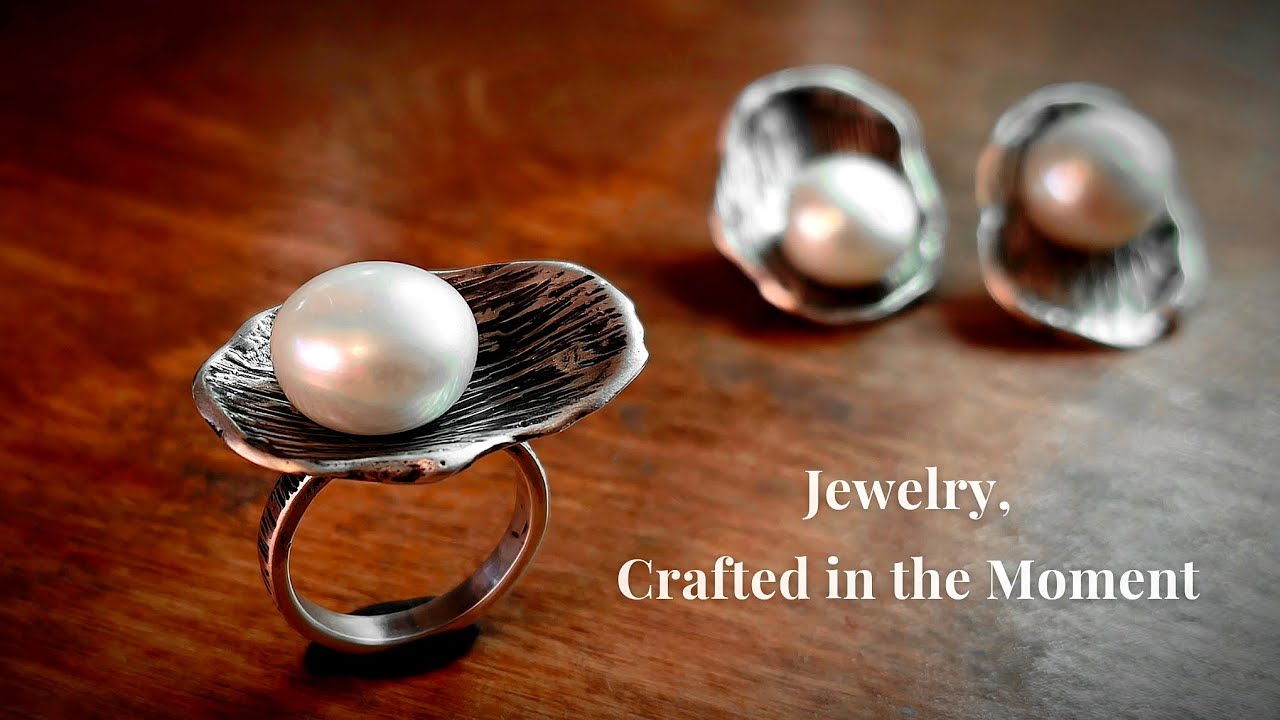 DIY Handmade Jewelry | Pearl Ring & Earrings Tutorial
