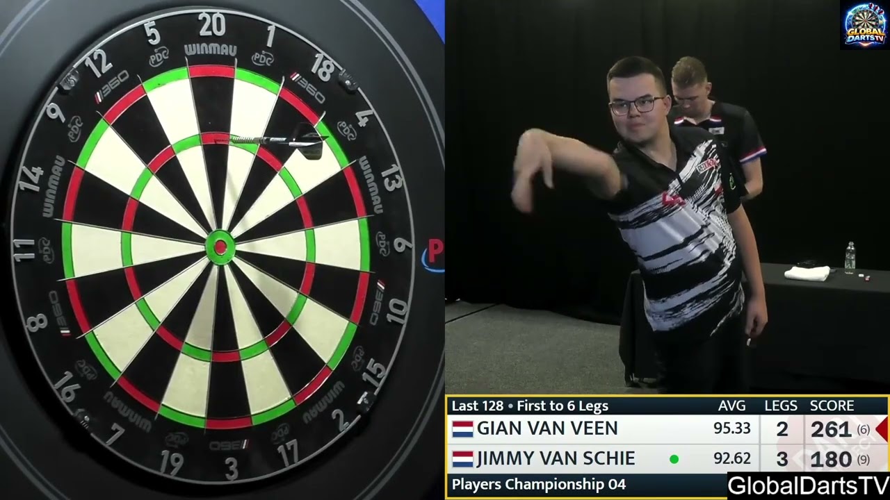 Gian van Veen vs Jimmy van Schie Players Championship 4 1/64