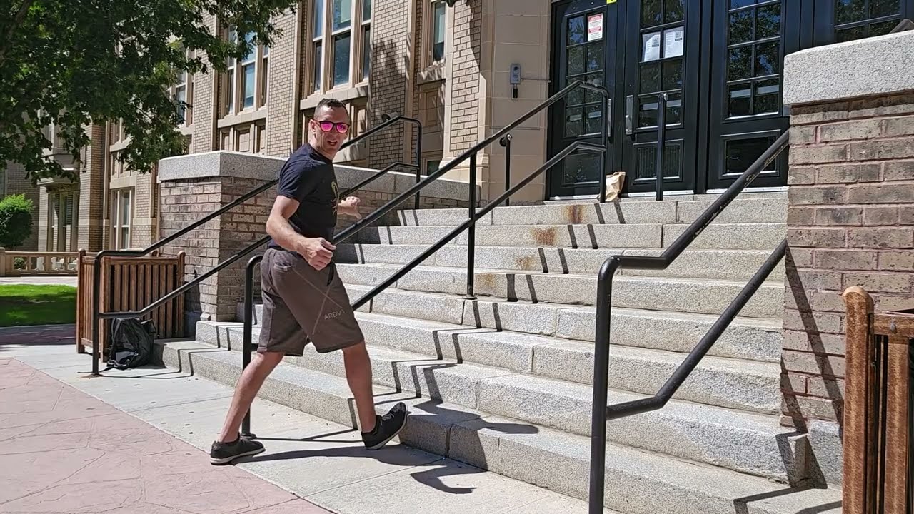 Full Body Stair Mobility Workout