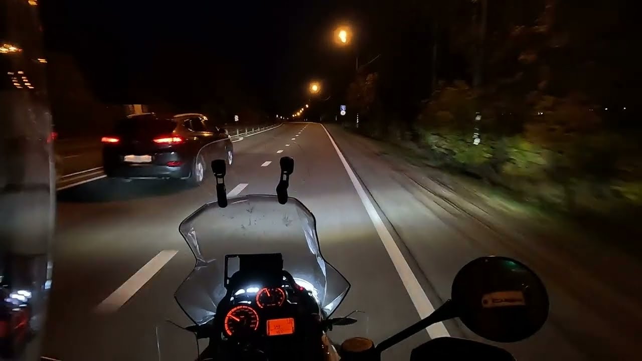 Тест фары BMW R1200GS с алиэкспресс