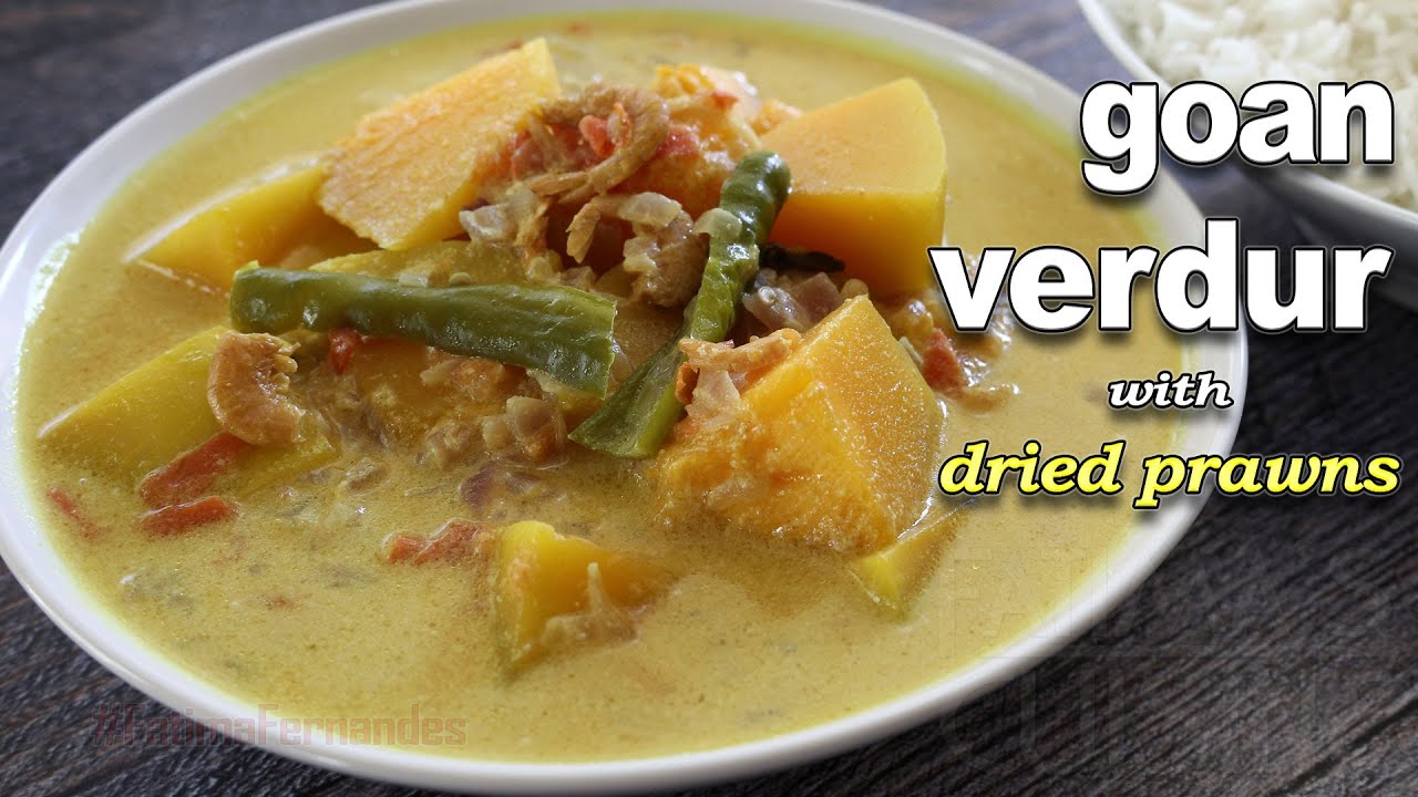 Goan Verdur Recipe | Goan Curry with dried Prawns | #FatimasCuisineGoan Curry Recipe