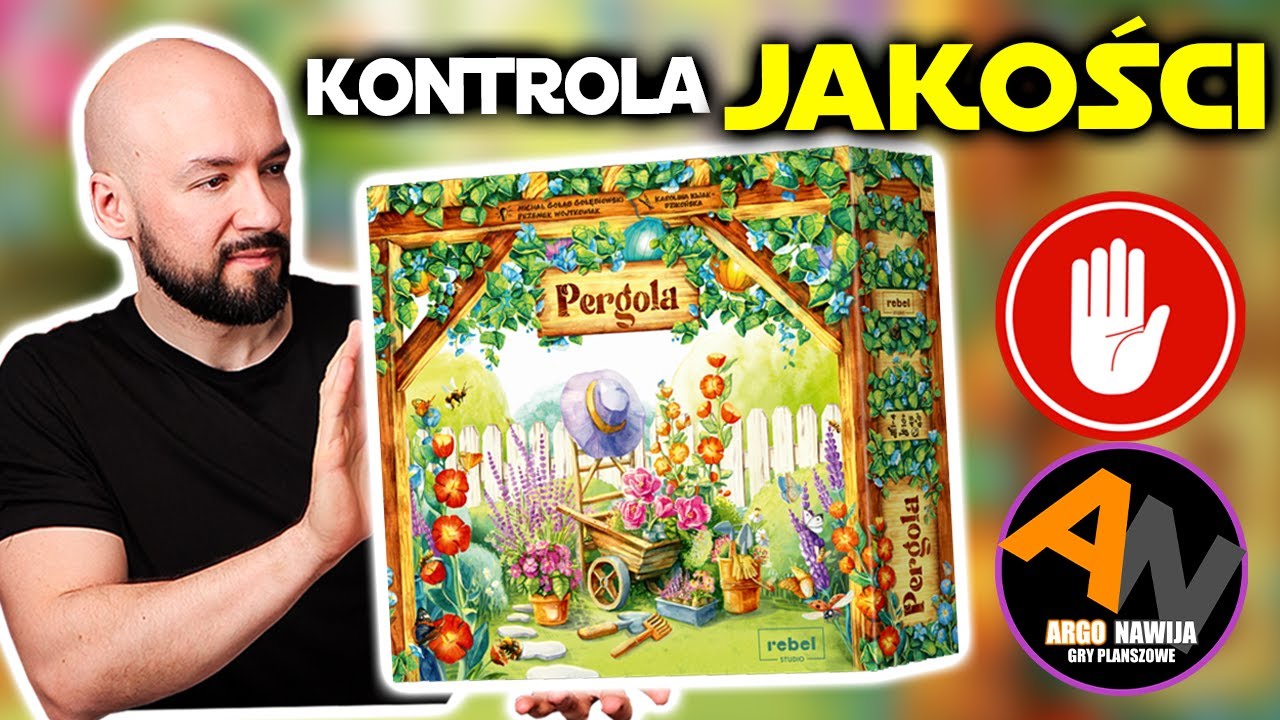 Funkcjonalna wypraska Game TrayZ | Pergola gra planszowa | Kontrola Jakości [2025]