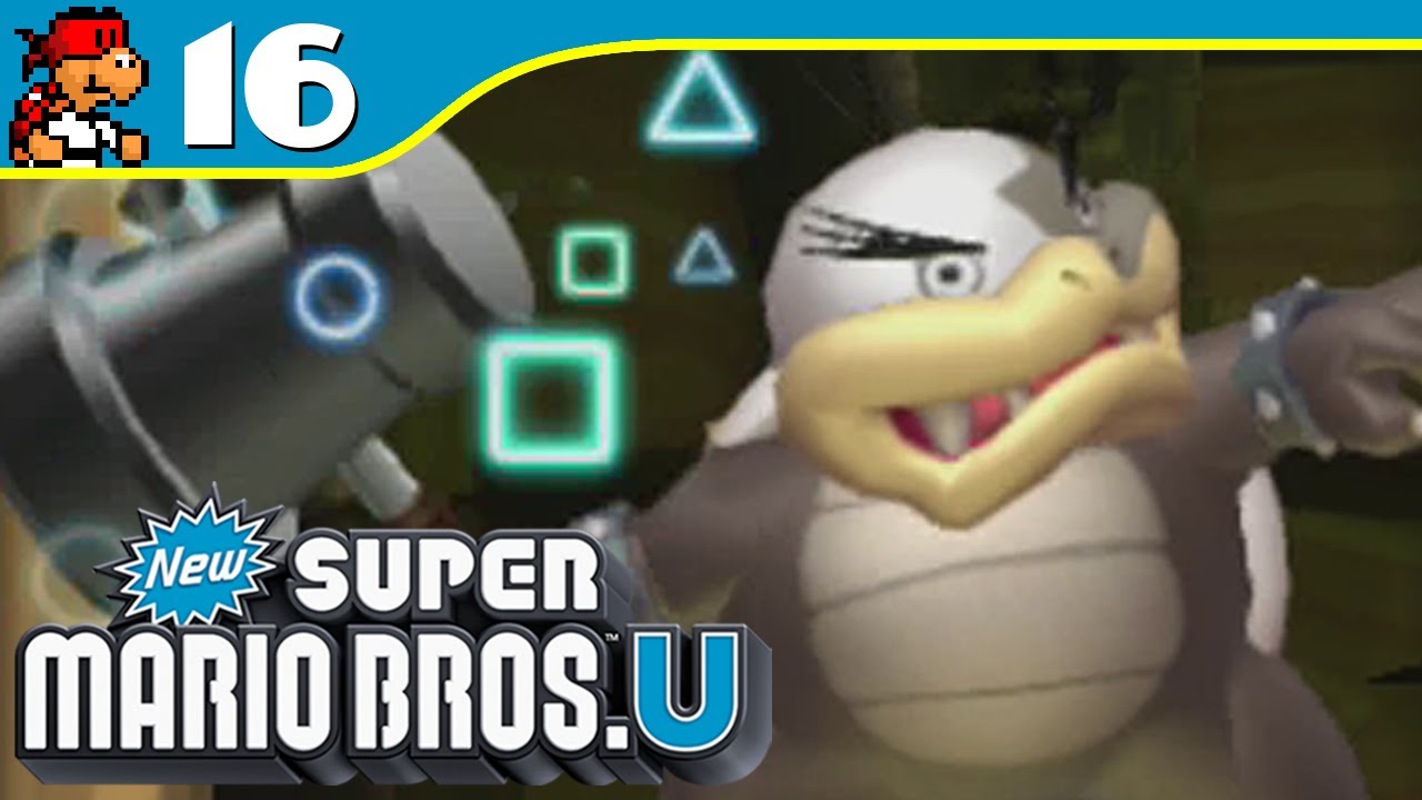New Super Mario Bros. U | Morton's Compactor Castle - Layer-Cake Desert-Castle - 16 (Wii U)
