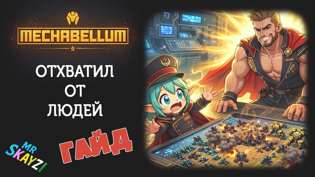 🤖 Mechabellum 💀 Тупые ошибки новичка vs Гигачад.
