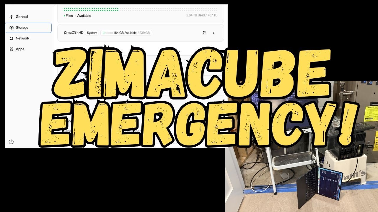 После обновления Zima Cube перестал видеть файлы.