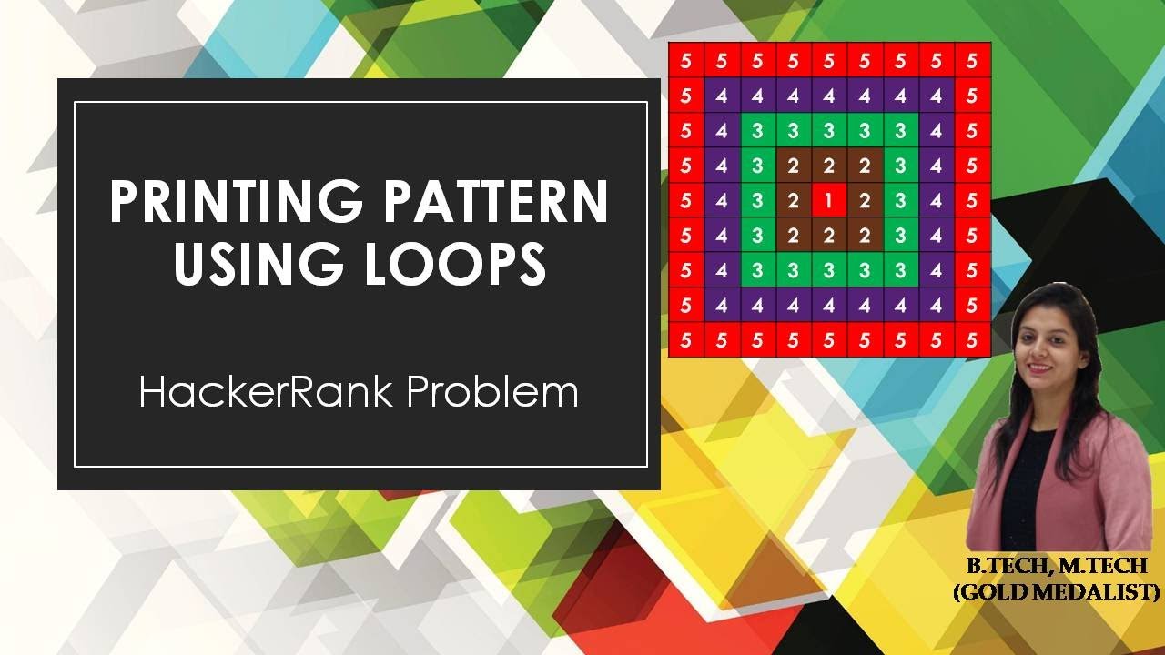 C Code to Print Pattern of Numbers (HackerRank Problem) || Competitive Coding