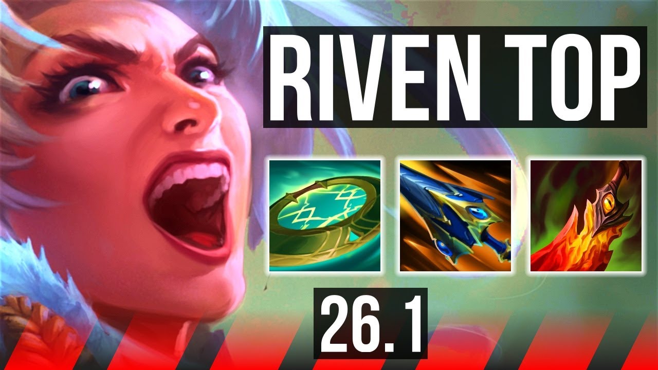 RIVEN vs DARIUS (TOP) | 43K damage | EUW Master | 26.1