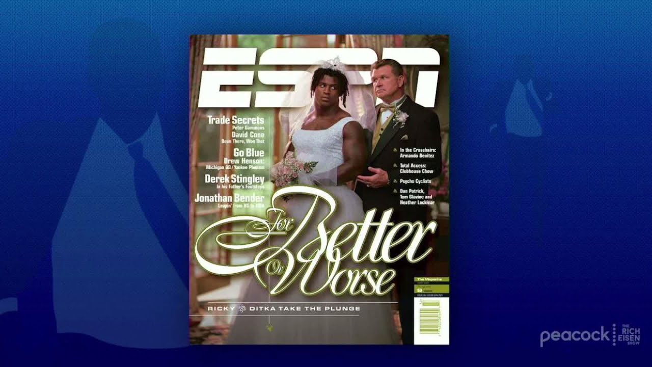 Why Ricky Williams Said 'Yes' to the Wedding Dress ESPN the Magazine Cover | The Rich Eisen Show