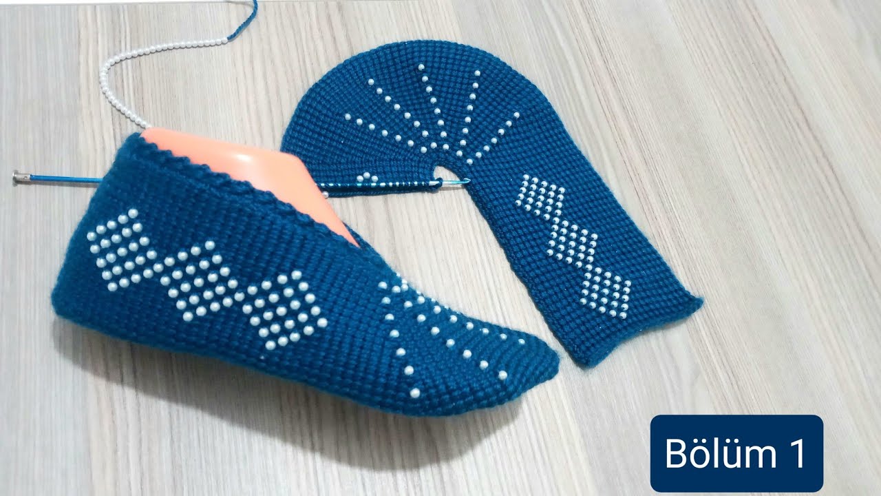 Tunus işi incili patik yapılışı/Bölüm 1