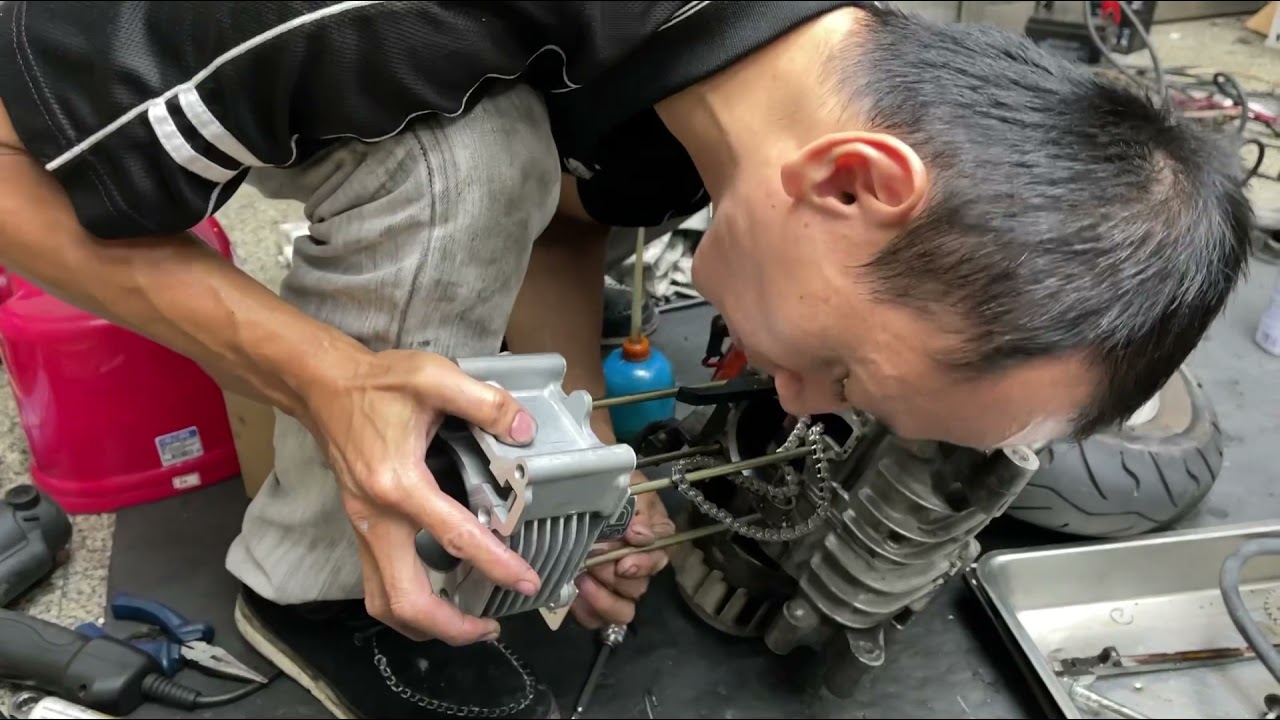 Cuxi 改 4v 63缸 300條 勁戰原廠缸頭 台中咘咘車行
