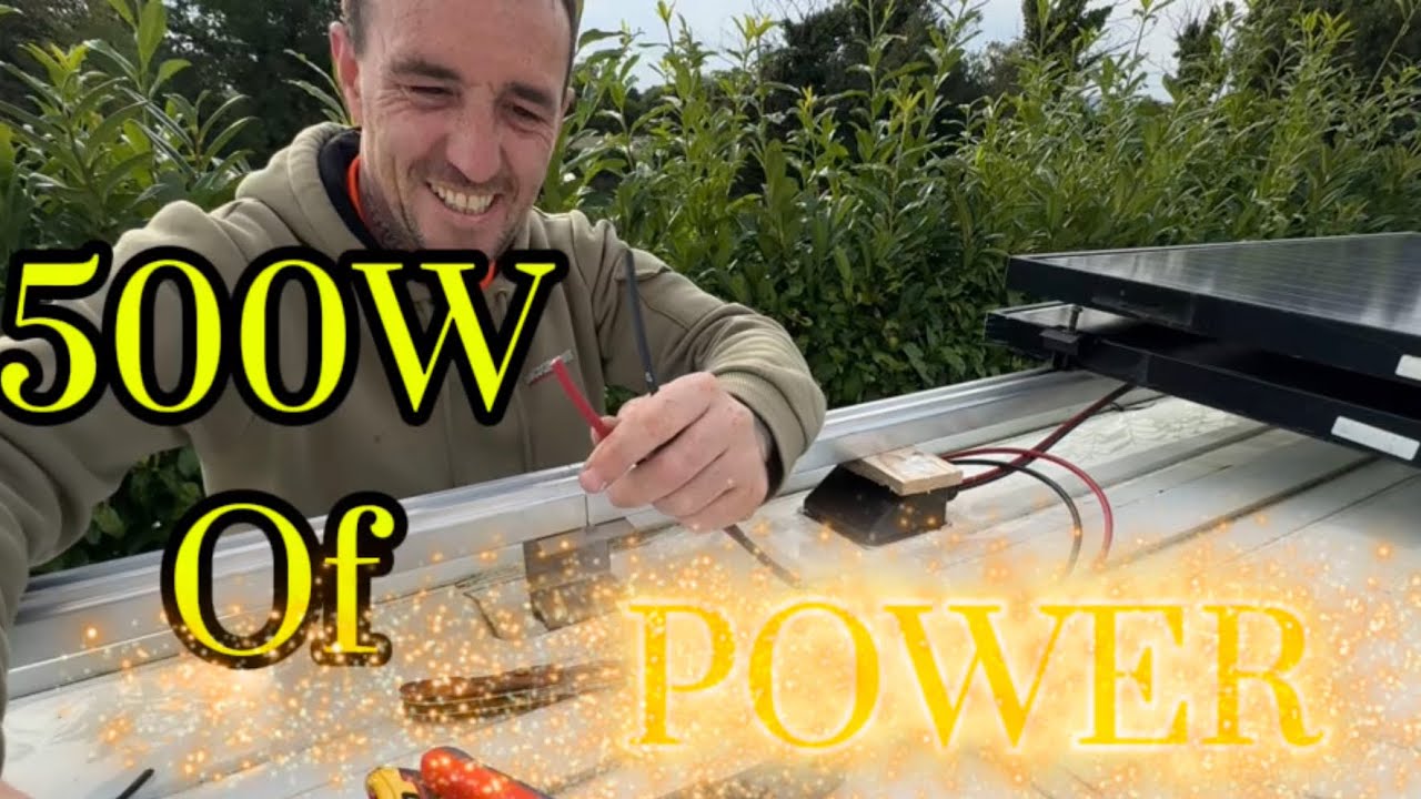 &ldquo;Game-Changer! Installing 500W Solar + Roof Vent on My Self Build Camper&rdquo;