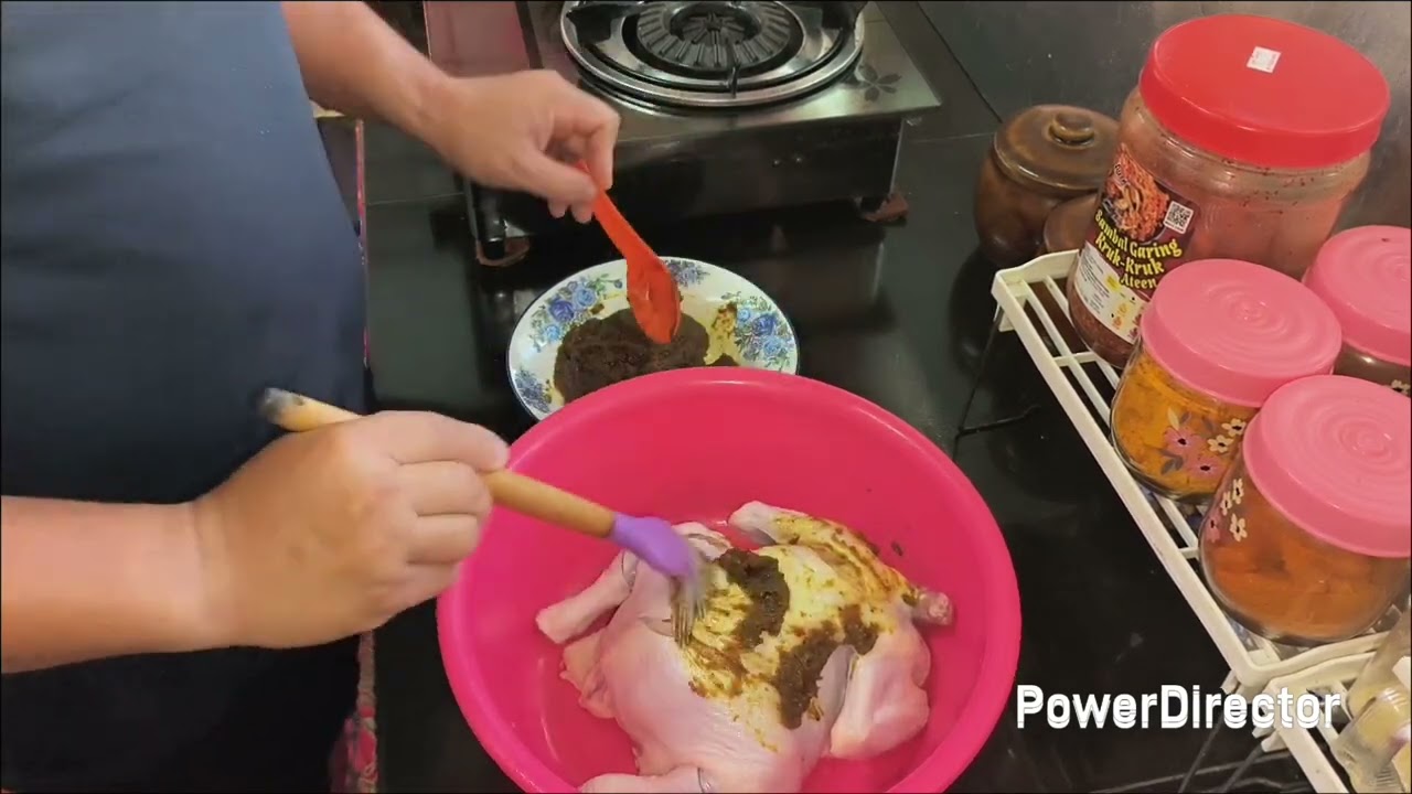 CUBA BAKAR SEEKOR AYAM DALAM OVEN CARA MUDAH DAN SEDAP.