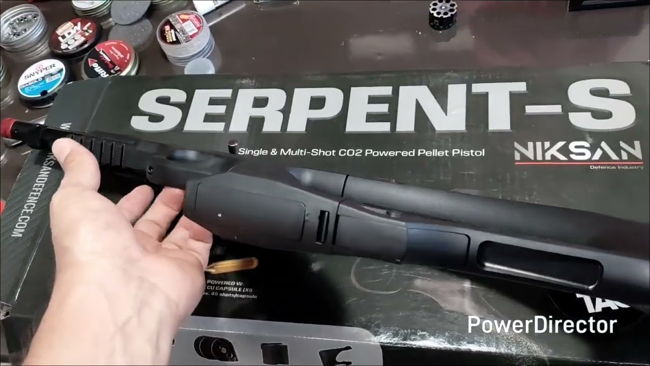 PISTOLA DE CO2 SERPENT-S TESTE 💥🇧🇷🤠