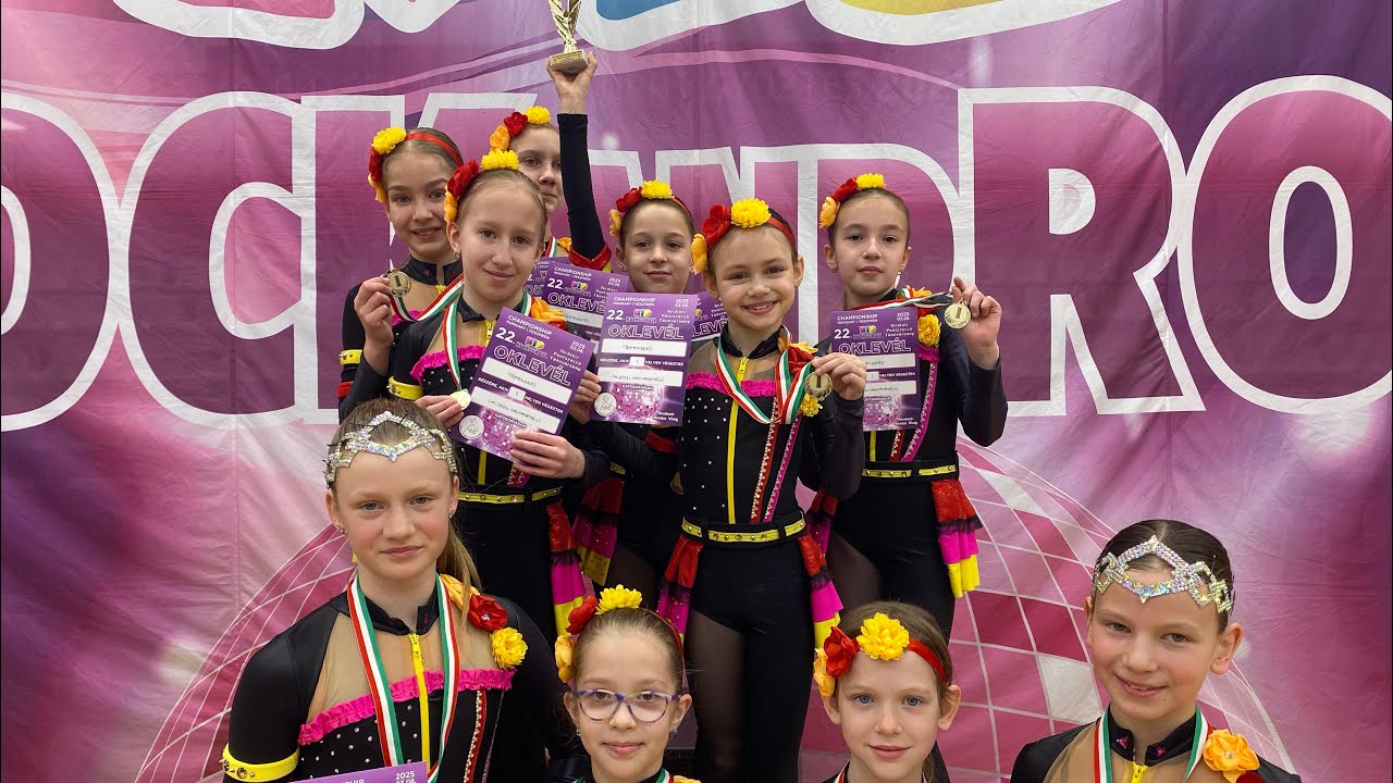 ACRO DANCE SE, HUNGARY - PRETENDERS - children nagy formáció - Területi Verseny 1. Hely