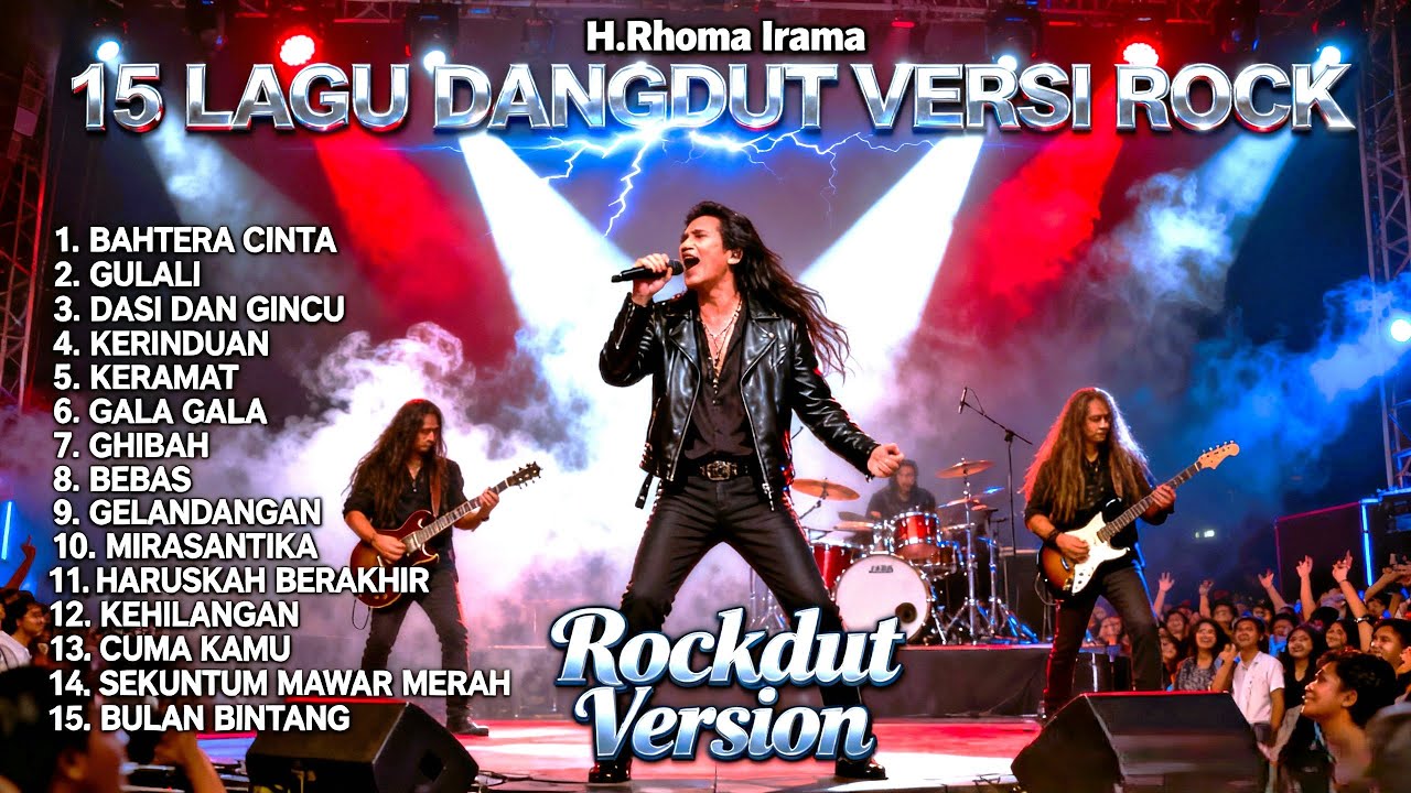 Kumpulan 15 Lagu Dangdut H. Rhoma Irama Versi Rock Metal | Full Playlist Rockdut Version Terbaik