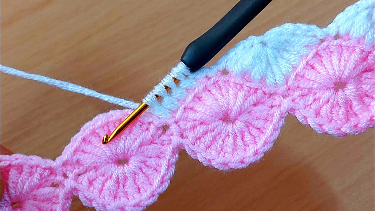 very nice easy crochet pattern / çok kolay gösterişli tığ işi model