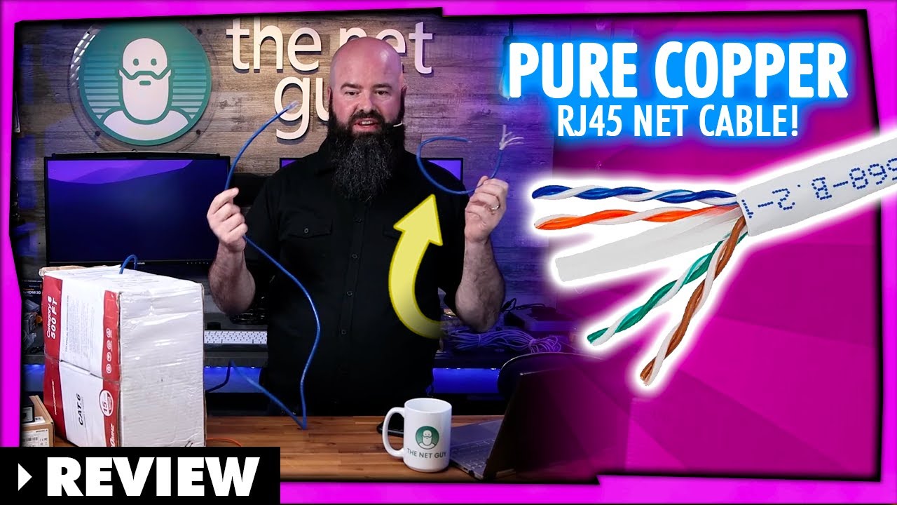 Monoprice CAT6 Ethernet Bulk Cable - BUY THIS! Pure Copper - DO NOT BUY CCA!