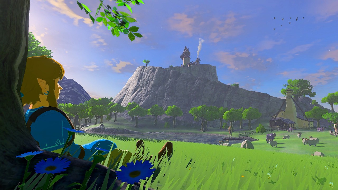 🌼A calm day in Hateno Village🌼 Relaxing Zelda Study|Work|Rest Music and Ambiance