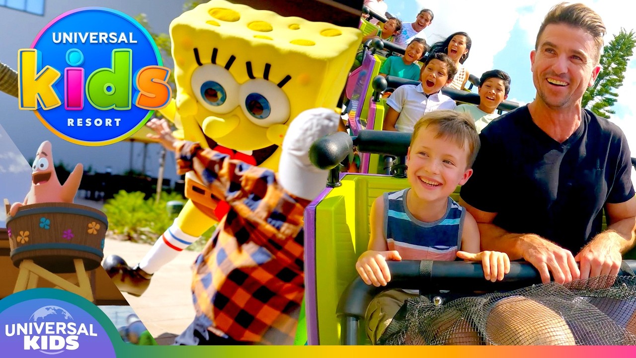 A Theme Park with Spongebob AND Jurassic World??? Universal Kids Resort Deep Dive