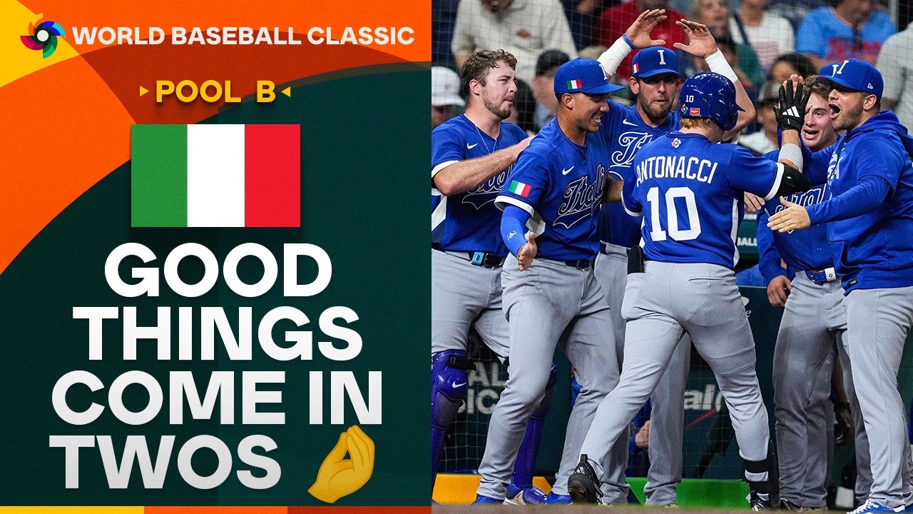 Kyle Teel and Sam Antonacci get Team Italy on the board first with a pair of homers vs. Team USA 💪