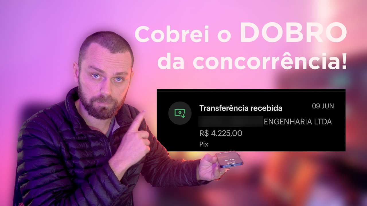 Como cobrar mais pelo serviço de drone (Mostrei a negociação).