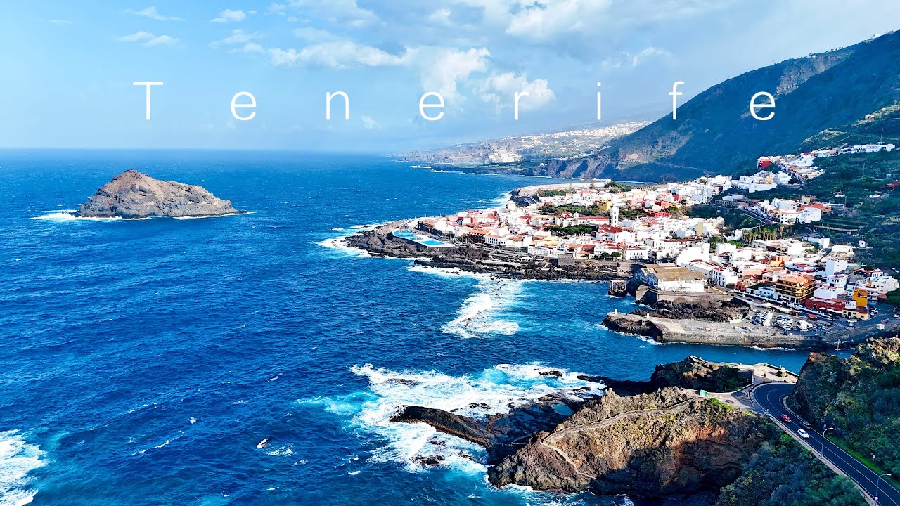 🌴🎶 Tenerife MV: Эпические визуальные эффекты и биты 🌊🎸 | 4K Drone | Канарские острова