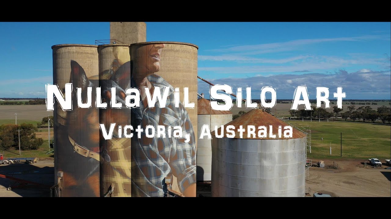 Australia 4K Cinematic Drone Video | Nullawil Silo Art | DJI mavic 2 pro（オーストラリア ドローン）