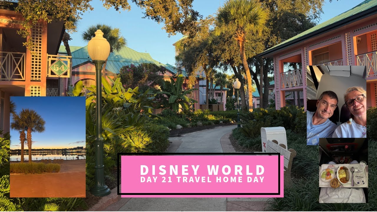 Disney World Day 21 Travel home day