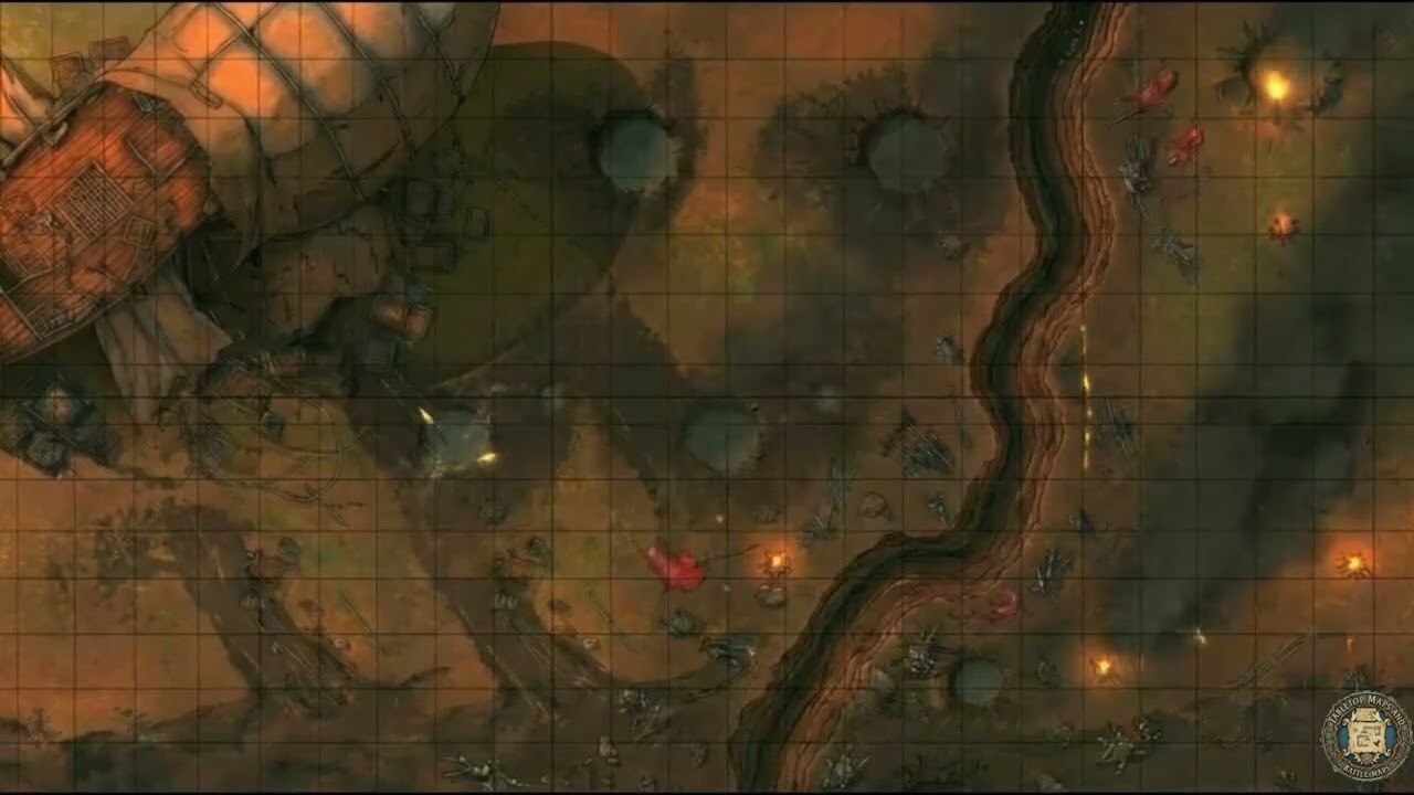 🔥 ¡Batalla en las Trincheras! 💣 🛡️ Siege of the Airship Crash 🚀 🚁 Guerra Épica: Mapa de Combate