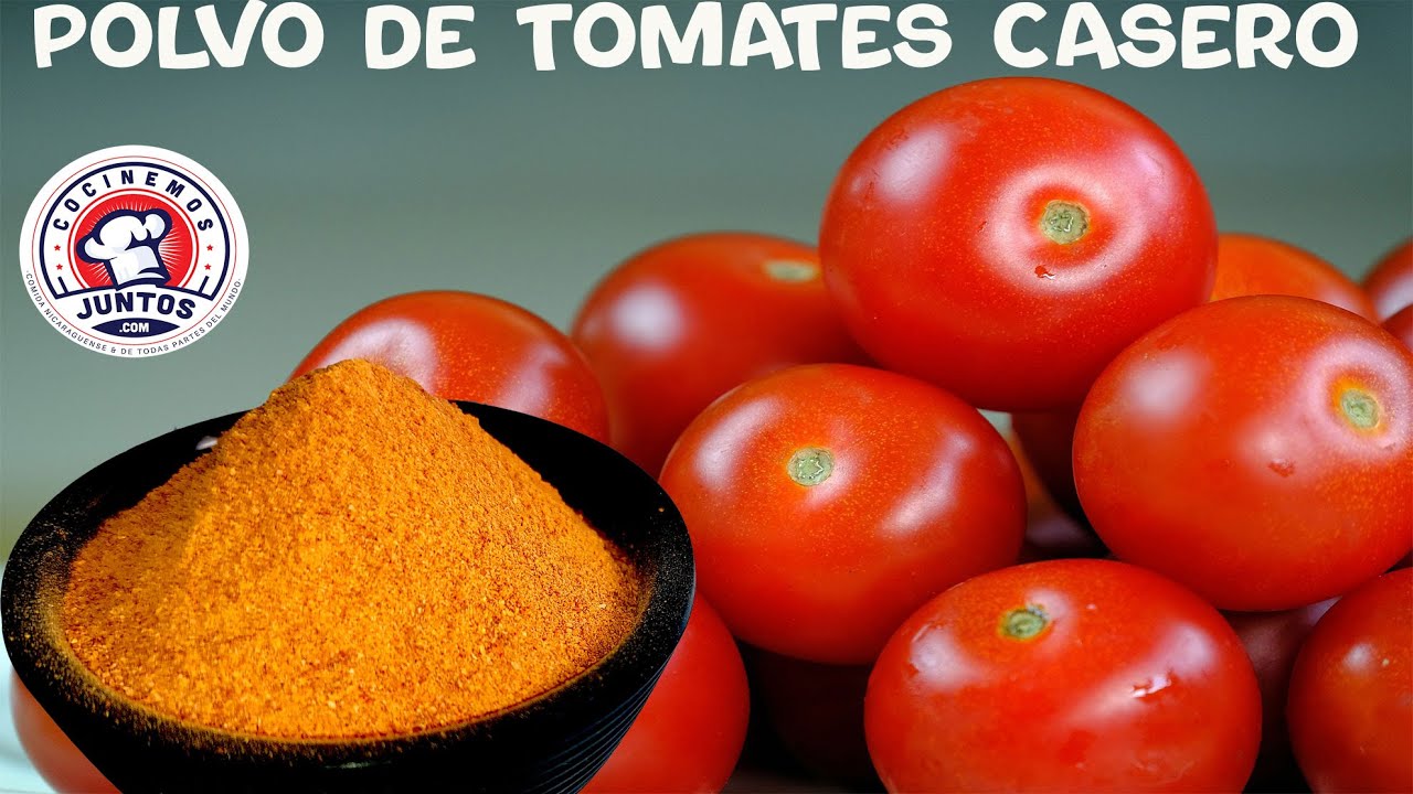 Como hacer polvo de tomates en casa