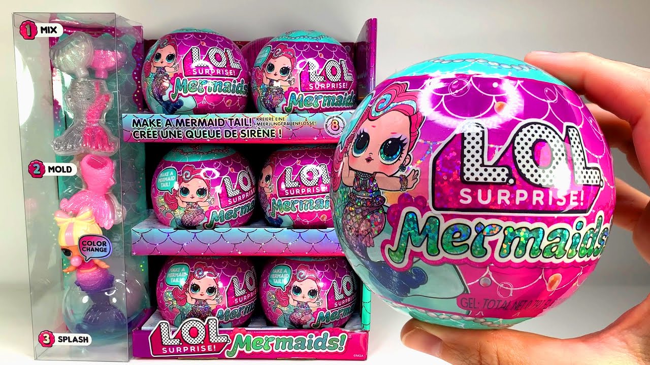 NEW! LOL Surprise MERMAIDS Make A Mermaid Tail - FULL CASE unboxing