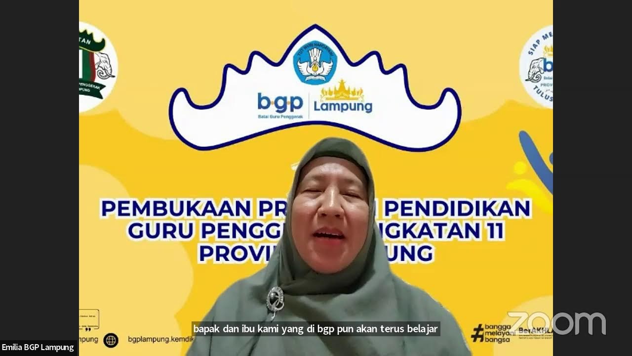 PEMBUKAAN PGP ANGKATAN 11 WILAYAH PROVINSI LAMPUNG
