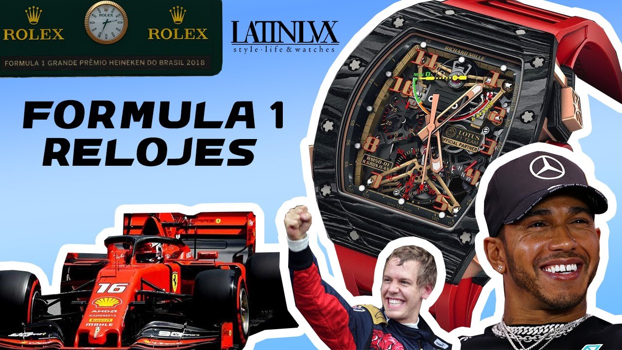 Los relojes de la Formula 1 - desde Casio hasta Richard Mille - Las mejores marcas de relojes F1