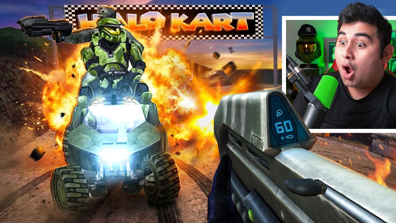 Convertí HALO en MARIO KART y es un CAOS total