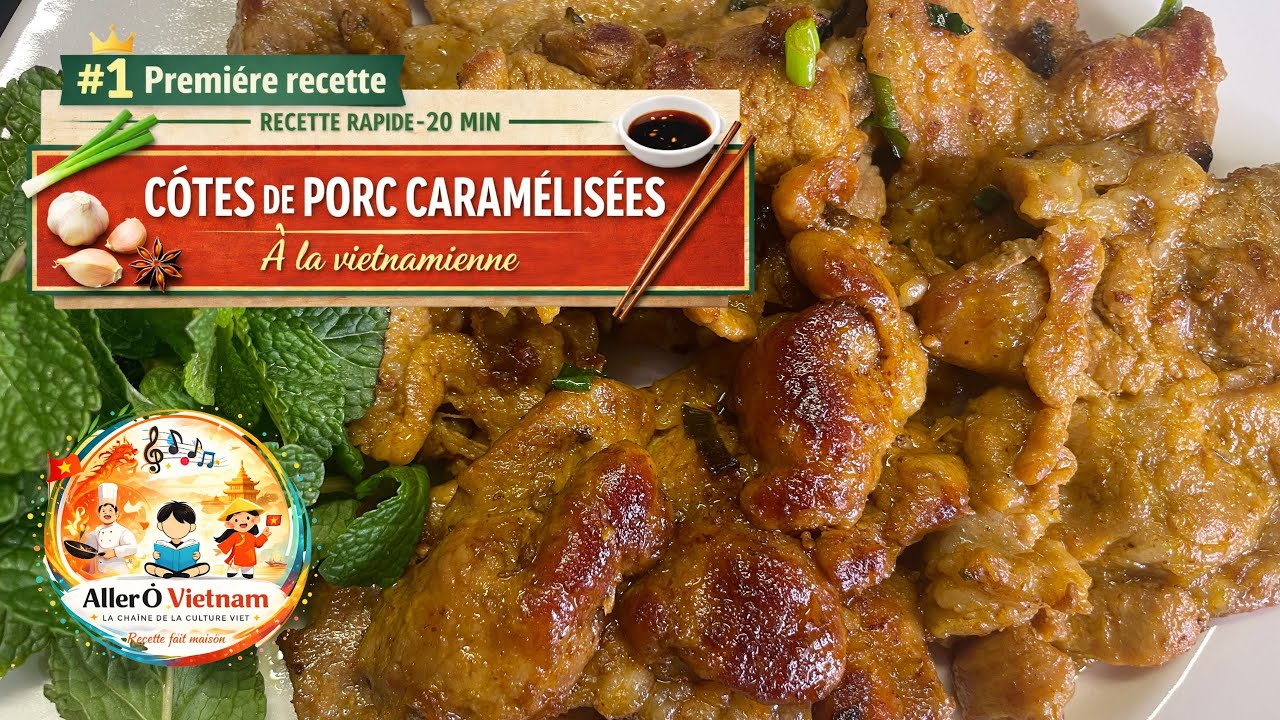 Recette rapide #1 | Côtes de porc caramélisées à la vietnamienne (20 min)