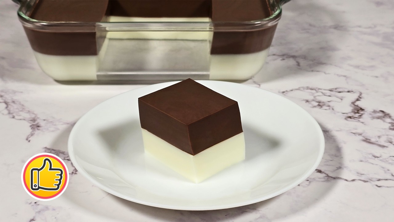 Молочно-Шоколадне Желе! Десерт без Випічки — швидко, смачно та бюджетно!