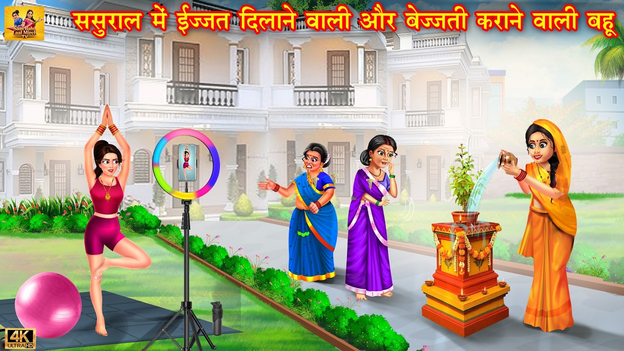 ससुराल में इज्जत दिलाने वाली और बेज्जती कराने वाली बहू | Hindi Kahani | Cartoon Video | Kahani