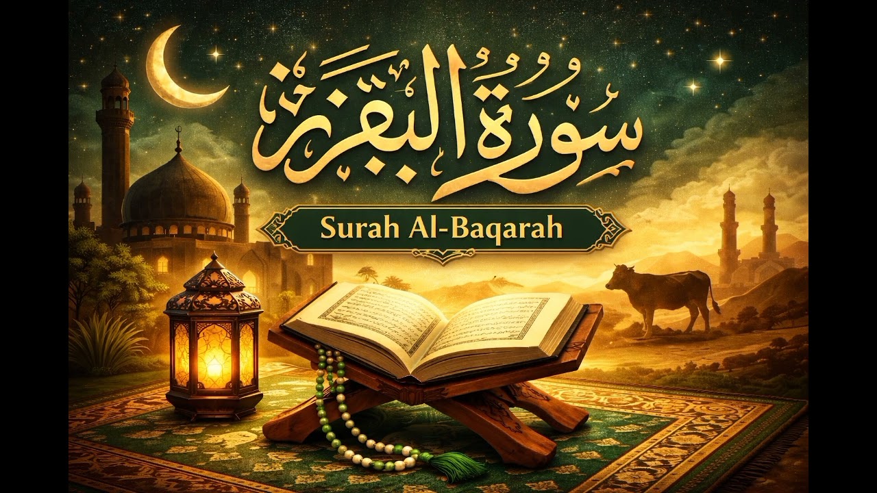 Surah Al-Baqarah Full | Heart Touching Quran Recitation | Peaceful Tilawat