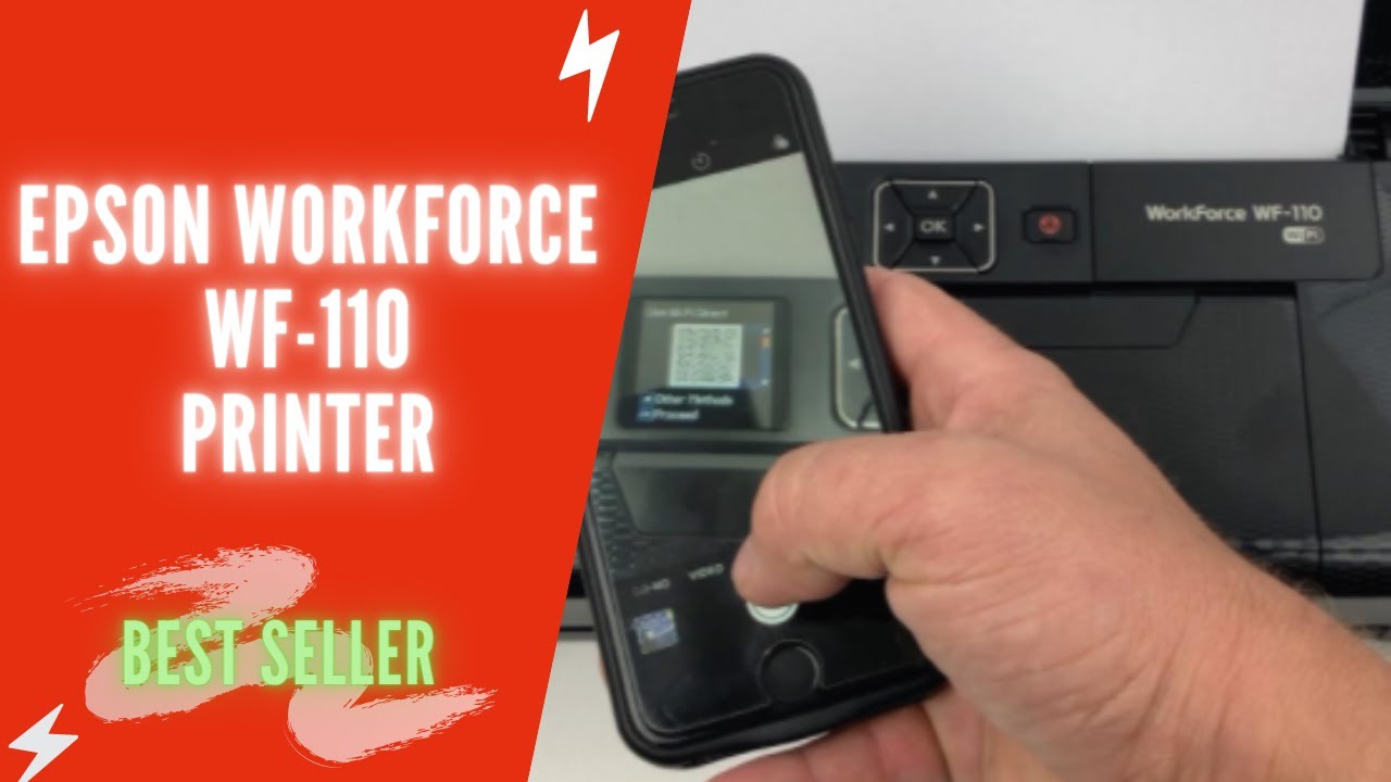 Epson Workforce WF-110 Wireless Mobile Printer Review & Setup | Inkjet Computer Printer