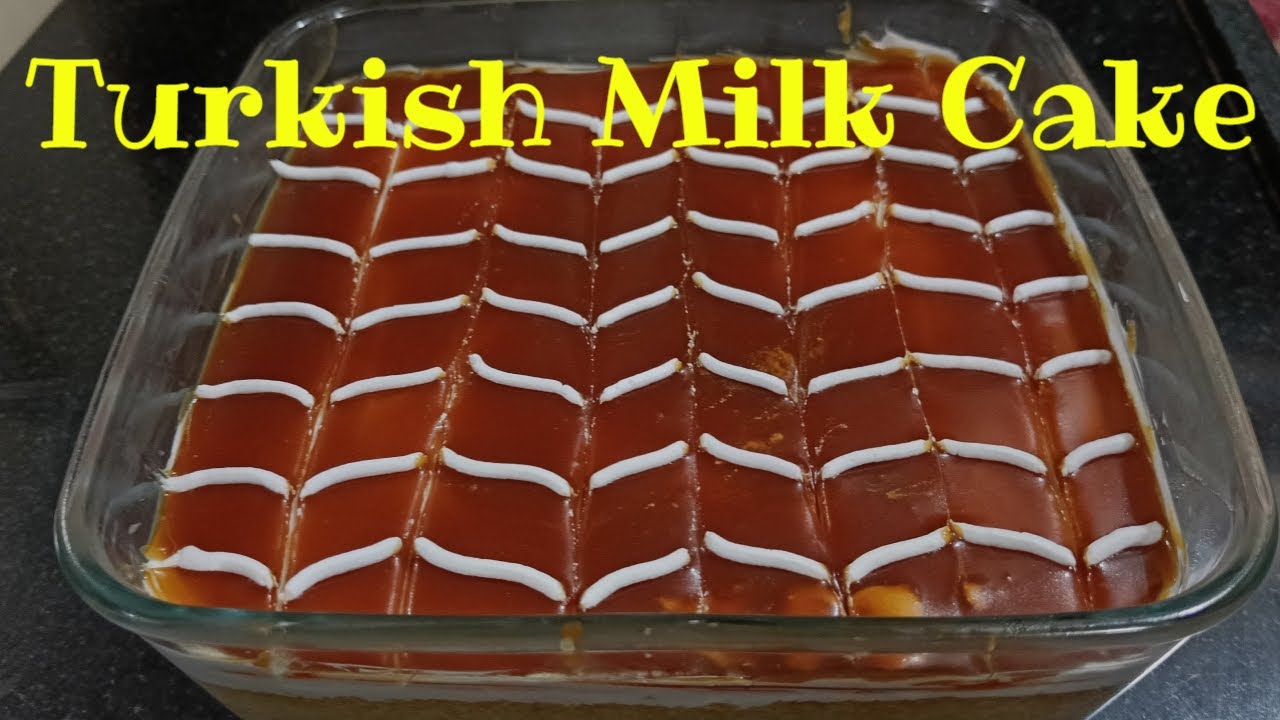 Turkish Caramel Milk Cake | Tres Leches Cake Recipe | Milk Cake Turkish Style