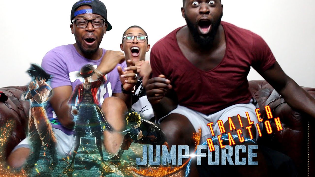 Реакция прицепа Jump Force