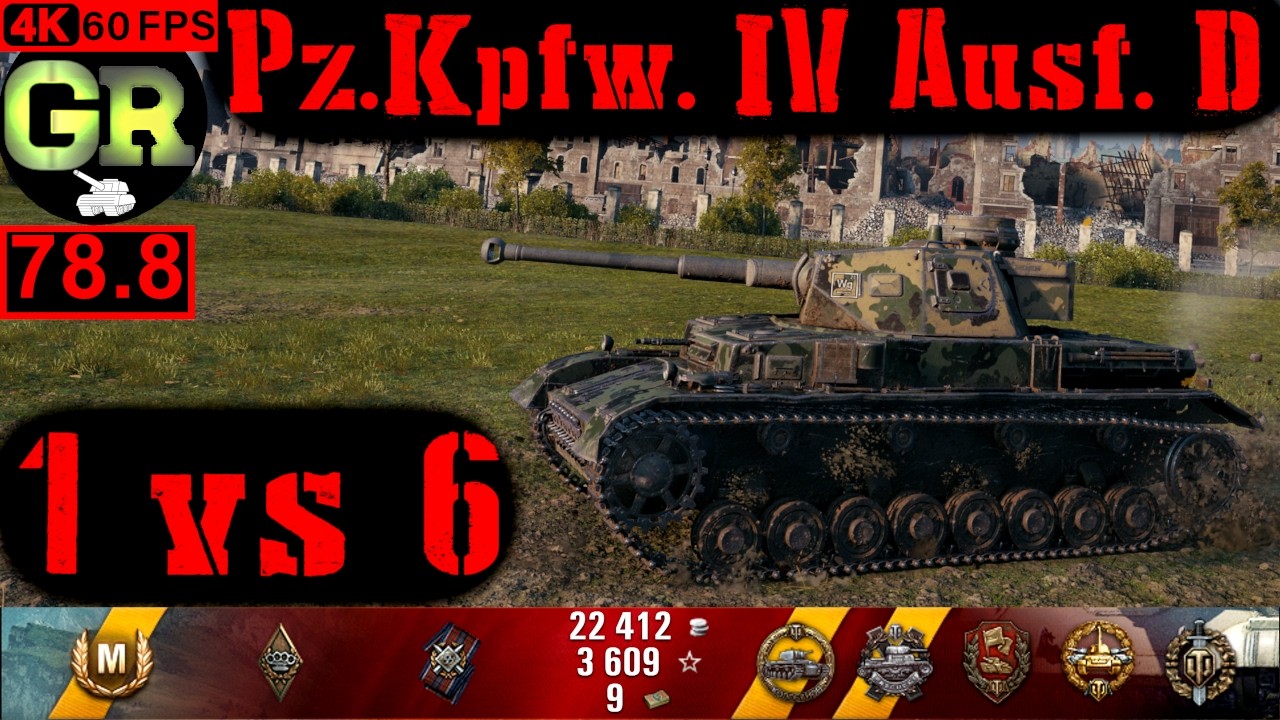 79_World of Tanks Pz.Kpfw. IV Ausf. D WoT Replay - 9 Kills 1.8K DMG(Patch 1.4.0)