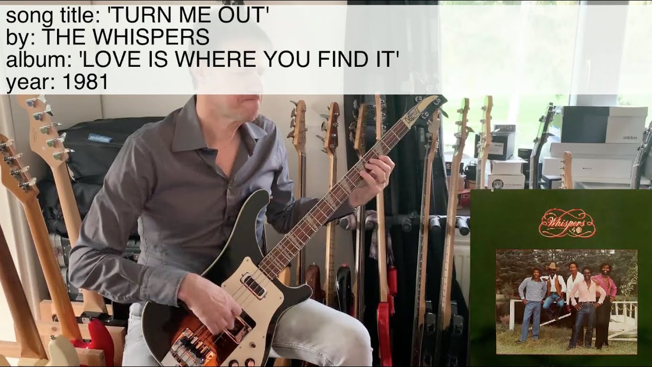 Turn Me Out - the Whispers (1981) bass cover (Ibanez Rickenbacker) - Leon Sylvers tribute 40/50
