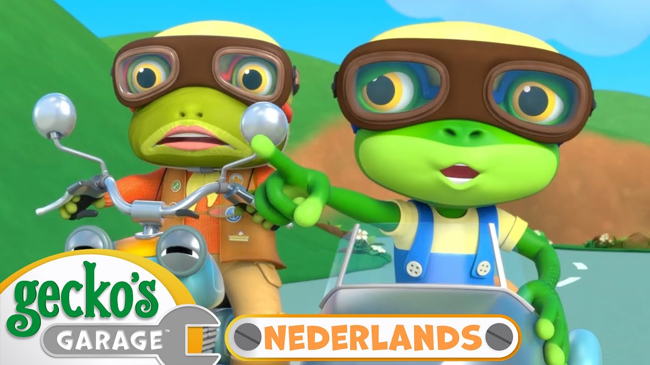 Brokken met de motor🛵 | Gecko's Garage Nederlands | Vrachtwagen Cartoons Voor Kinderen