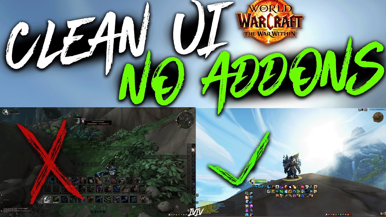 Clean UI Layout with Zero Addons (WoW 11.1) The War Within