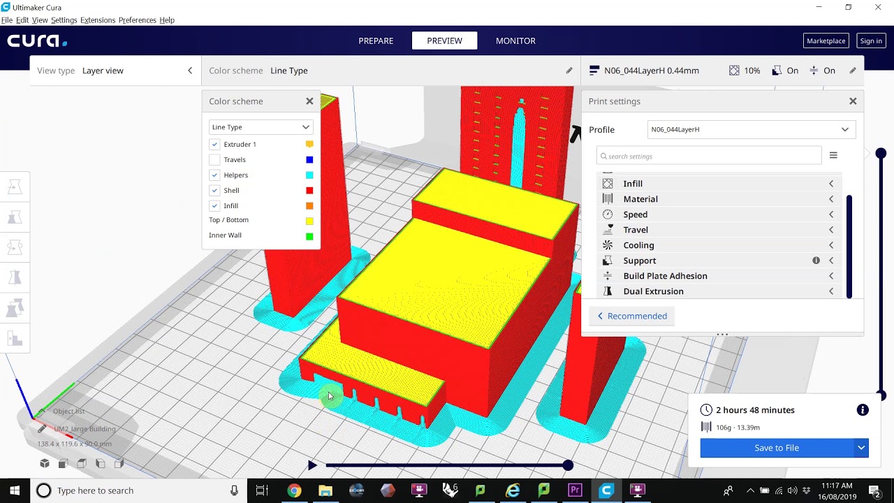 Cura & 3D Printer OS use- Video 3