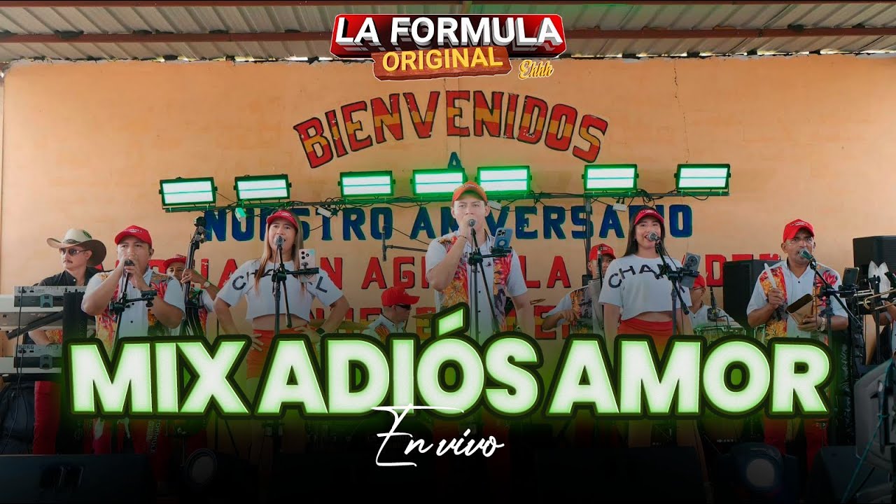 Mix Adiós Amor - La Formula Original / En Vivo (Parroquia Victoria📌)